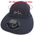thumbnail image 3 of Rechargeable Solar Power Cooling Fan Hat with Adjustable Winds Speed for Adult Teens Camping Hiking with Sun Protections, 3 of 9