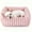 Pink, variant on Sanmadrola Cat Bed for Indoor Cats Furry Corduroy Fleece Orthopedic Pet Bed Sofa Removable Washable Cover Non Skid Bottom, White
