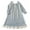 Blue, variant on Youmylove Women Solid Color Flannel Thickened Padded Warm Nightdress Nightgown Sleepwear Homewear Soft Dress Ladies Soft Sleepwear Nightwear Pjs