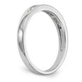 thumbnail image 6 of 14K White Gold Ring Band Wedding Diamond Square , Size 5, 6 of 7