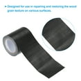thumbnail image 3 of Unique Bargains Leather Repair Tape 2.2'X30', Self Adhesive Realistic Leather Textured Patch, Black, 3 of 5