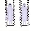 thumbnail image 2 of Halloween Decorations Outdoor - 6ft Hanging Swing Ghost Decor with a Maple Leaf Swing,String Light and Remote Control,Halloween Decor for Tree,Yard,Porch,Garden, 2 of 7