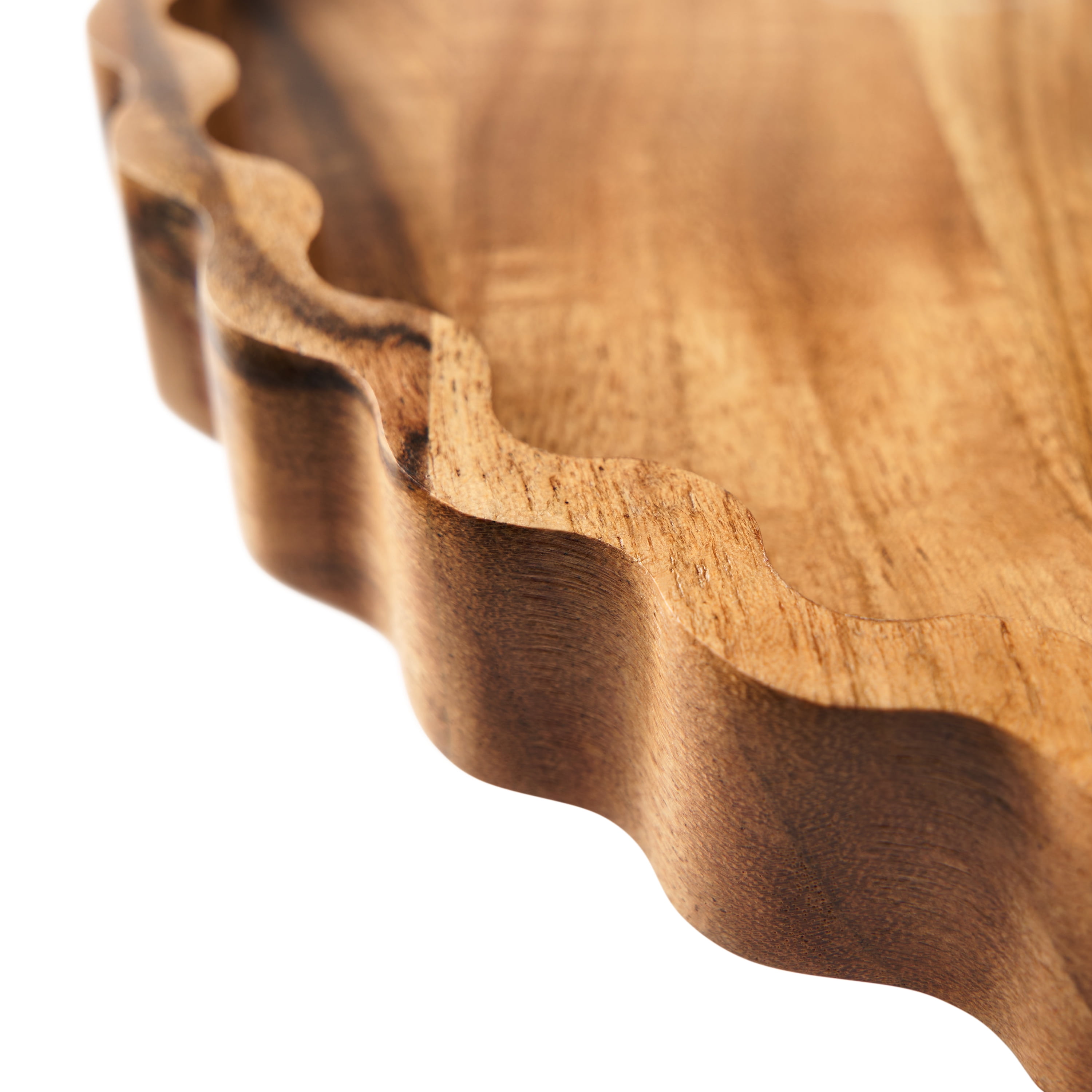 The Pioneer Woman Acacia Wood Lazy Susan, 12", Designed to Help with Tabletop Serving and Access