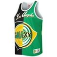 thumbnail image 2 of Men's Mitchell & Ness Black/Green LA Galaxy Sublimated Split Logo Tank Top, 2 of 3