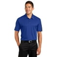 thumbnail image 1 of Sport-Tek ®  Posicharge ®  Active Textured Colorblock Polo. St695 S True Royal/ Grey, 1 of 1