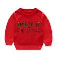 thumbnail image 6 of YunPes Kids Boys Girls Christmas Santa Sweatshirts Fleece Hoodies Funny Reindeer Graphic Long Sleeve Xmas Sweatshirt, 6 of 6