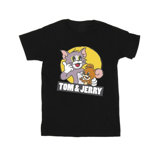 Tom And Jerry Boys Sketch Logo T-Shirt