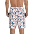 thumbnail image 3 of Daiia American Gnomes Mens Woven Stretch Pajama Short,Short Pajama Pants-4X-Large, 3 of 9