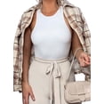 thumbnail image 1 of DYMADE Femmes Col Rond Sales Gilet Sans Manches Bodycon Crop Top, 1 of 2