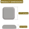 thumbnail image 1 of Protector de pared para topes de puerta, protector de pared de silicona para pomo de puerta, silenciador de parachoques de manija de puerta autoadhesivo para paredes de hogar y oficina (gris, 1 of 4