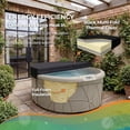 thumbnail image 3 of LifeSmart 4-Person 13-Jet Plug & Play Round Hot Tub with Thermal Cover, Sand, 3 of 12