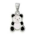 thumbnail image 3 of Sterling Silver Enamel Panda Pendant, 3 of 5