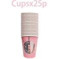 thumbnail image 3 of 100Pcs Disco Party Decorations Disco Tableware, Disco Plates Napkins Cups 80s 90s Party Plates Napkins Cups Pink Disposable Dinnerware, 3 of 4