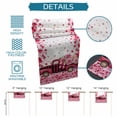 thumbnail image 6 of Valentine's Day Table Runner - 36 Inch Long Pink Love Roses Truck Romantic White Cotton and Linen Blended Dress Scarves Farmhouse Table Runner for Kitchen Dining, Coffee Table, 13" x 36", 6 of 8