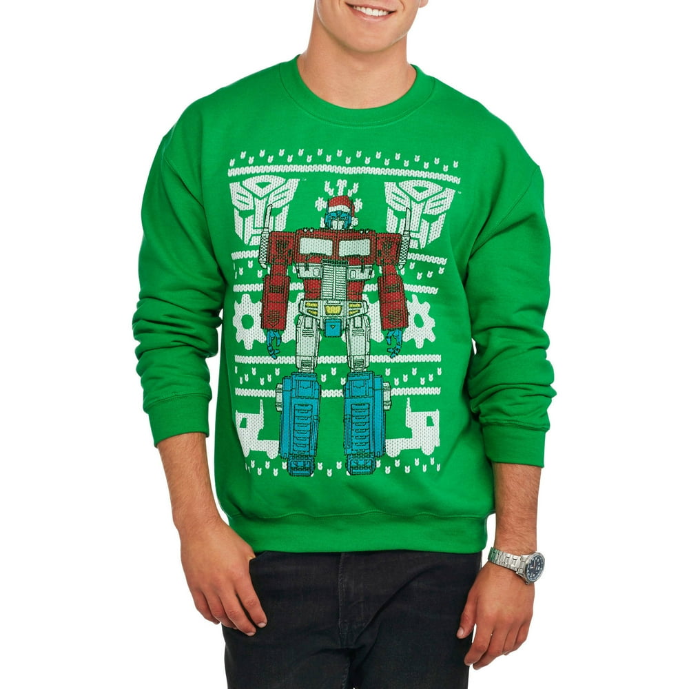 Holiday Transformers autobots optimus prime ugly Christmas sweater