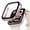 Matte rose 02, variant on Screen Protector for Apple Watch11/10 Case 46mm 42mm Tempered Glass Cover iWatch ultra3/2 49mm Pc case