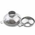 thumbnail image 3 of 2 Pcs Set Funnel for Wide and Regular Jars Useful Stainless Steel Wide Mouth Canning Funnel Large Mo, 3 of 5