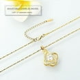 thumbnail image 4 of Celtic Knot Urn Necklace for Ashes Heart Infinity Pendant Birthstones Love Knot Jewelry Women Cremation Jewelry Urns Pendant, 4 of 8