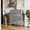 Gray, variant on LGHM 4 Drawer Dresser, Modern Fluted Chest of Drawers for Bedroom, Living Room, Black