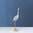 thumbnail image 6 of White Crane Birds Statue Sculpture, Art Wedding Decoration Props Stylish Bathroom Living Room Ornaments C, 6 of 8