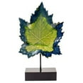thumbnail image 1 of Privilege 42206 21 in. Ceramic Leaf on Wood Stand, 1 of 1
