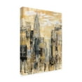 thumbnail image 2 of Trademark Fine Art 'Manhattan Gray and Gold I' Canvas Art by Silvia Vassileva, 2 of 4