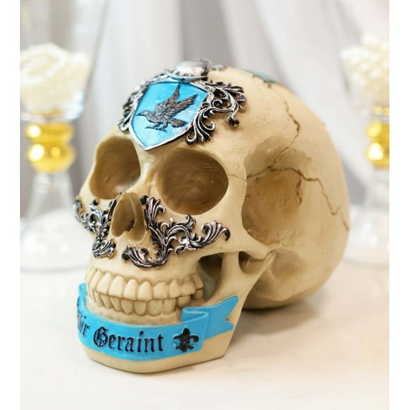 Matter Britain King Arthur Roundtable Knights Sir Geraint Red Devil Skull Statue