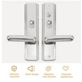 thumbnail image 2 of HLONK 1 Ensemble Poignée de Porte en Acier Inoxydable Bouton de Porte Silencieux Poignée de Tirage pour Porte d'Entrée Intérieure, 2 of 9