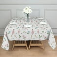 thumbnail image 3 of Princess Unicorn Flower Pattern Square Tablecloth,Waterproof Square Table Cover,Wipeable Spillproof Washable Table Cover for Home Kitchen Party Decor 52"x52"(132x132cm), 3 of 6
