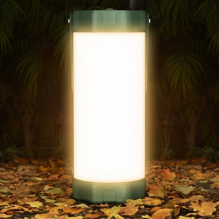 T. Camping Lantern Rechargeable Up to 80Hrs 5000mAh 106 LED Lantern with 5 Brightness 3 Modes & SOS IP68 Waterproof Max 1200LM Camping Light for Power Outages Hiking Emergency Hurricane