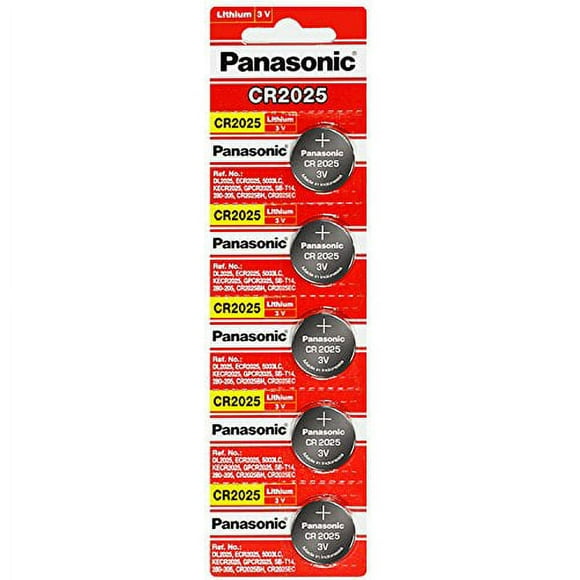 Panasonic CR2025 Pile au Lithium 3 Volts 15 Cellules