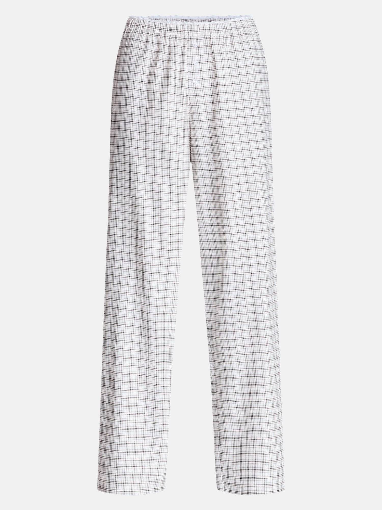 Joyspun Women's Poplin Pajama Pants, 31'' Inseam, Sizes XS-3X
