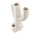 thumbnail image 6 of DecMode 14" x 21" Tall Textured Cream Resin Cactus Planter, 6 of 9