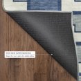 thumbnail image 5 of Addison Rugs Mayfield Premium Machine Washable Transitional Geometric Navy Rectangle Rug, 9' x 12', 5 of 6