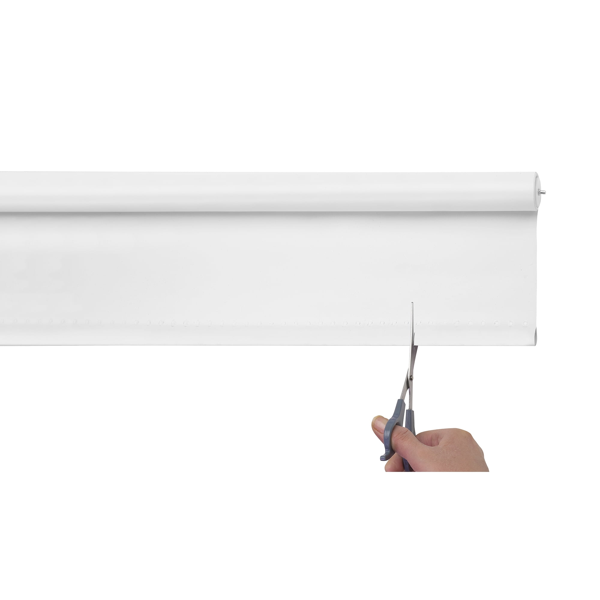 Achim Tear Down Roller Window Shades, 72 x 55, Cordless, White Vinyl, Light Filtering, Indoor