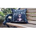 thumbnail image 2 of Simply Daisy, 18" x 18"Madame Psychic Cream Halloween Print Decorative Throw Pillow, 2 of 2
