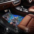 thumbnail image 4 of Sikiie Sea Turtle Swims Car Foot Mat Set of 4 Pieces Basics Universal Fit Rubber Carpet Floor Mats For Car SUV Van & Truck, 26.8"L x 17.3"W (Front), 13"L x 17.3"W(Rear), 4 of 6