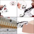 thumbnail image 4 of Metal Snaps Buttons with Fastener Pliers Press Tool Kit for Sewing and Crafting, 4 of 6