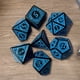 thumbnail image 4 of Juego de dados de 7 Uds., dados numéricos rojos/blancos/azules/amarillos/verdes para juego de mesa RPG MTG, 4 of 8