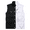 Black White, variant on Ginsiom Mens Denim Vest Sleeveless Slim Fit Ripped Retro Jean Vest Jacket