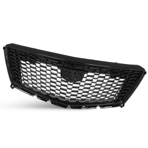 Front Upper Grille Grill Gloss Black Fit For 2017-2021 Cadillac XT5