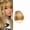 Yellow, variant on Natural Clip-In Bangs with Sideburns for Women - Effortless Hair Transformation