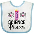 thumbnail image 3 of Inktastic Science Princess Girls Scientist Girls Baby Bib, 3 of 4