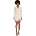 thumbnail image 2 of No Boundaries Juniors Cropped Blazer and Skirt Set, 2-Piece, Sizes XS-3XL, 2 of 5