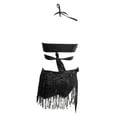 thumbnail image 4 of Women's Glitter Bikini Set With Fringe Stylish And Comfortable Skirt Bikini Bottom Exfoliating Scrub for Bikini Area Bikini for plus Size Women Mens Swim Bikini Bikini Poster Exfoliate for Bikini Area, 4 of 4