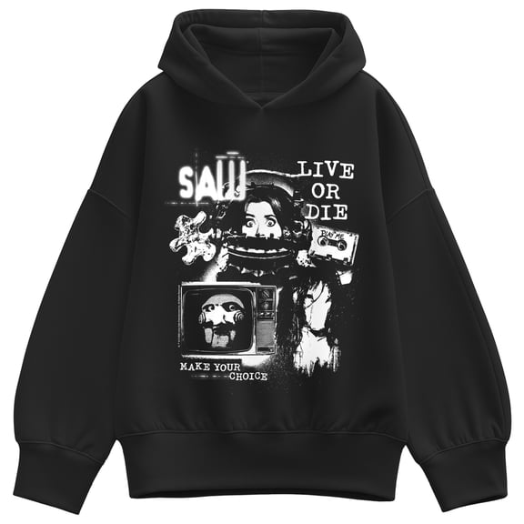 Saw - Magazine - Women's Oversized Fleece Hoodie Sweatshirt