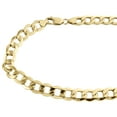 thumbnail image 2 of 10K Yellow Gold 9.50mm Hollow Plain Cuban Curb Link Chain Necklace 28 Inch, 2 of 7