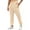 Beige, variant on Men's Loose Fit Cuffed Jogger Sweatpants Casual Sports Pants Comfortable Athletic Lounge Trousers with Elastic Waist Design,Beige,L