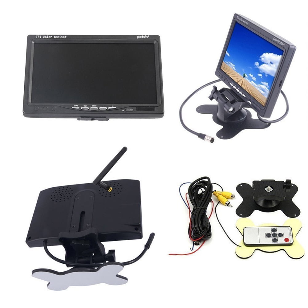 9/" Monitor 4 x Wireless Rear View Backup Night Vision Camera For RV Bus Truck