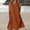 Orange, variant on Ygbgbb Women's Summer Washed Crinkle Faux Linen Blend Dress, Crew Neck Sleeveless Tank Style Casual A-Line Mini Dress with Pockets Orange S